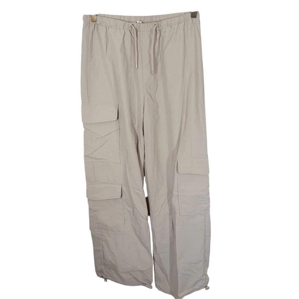 Pacsun LA Hearts Wide Leg Nylon Cargo Pants Small